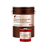 Himtrust Glossy PU Primer-Enamel for Concrete, Wood, and Metal
